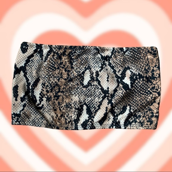 TWO PIECE SNAKE SKIN SHEIN SET size small - Picture 4 of 4